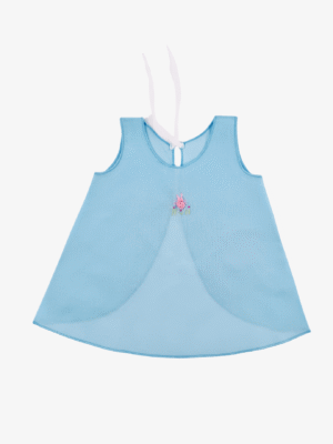 NB Baby shirt with embroidery Rabbit - Blue