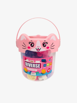 Kitty Bucket Building Blocks Set