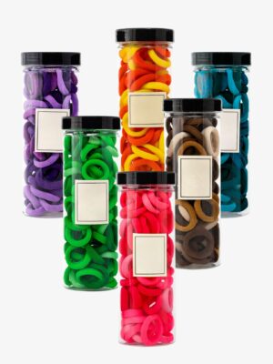 Girl Hair Tie Bottle