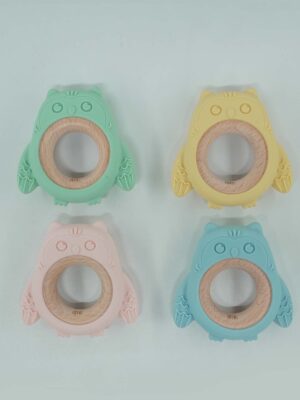 Owl Silicone Teething Ring