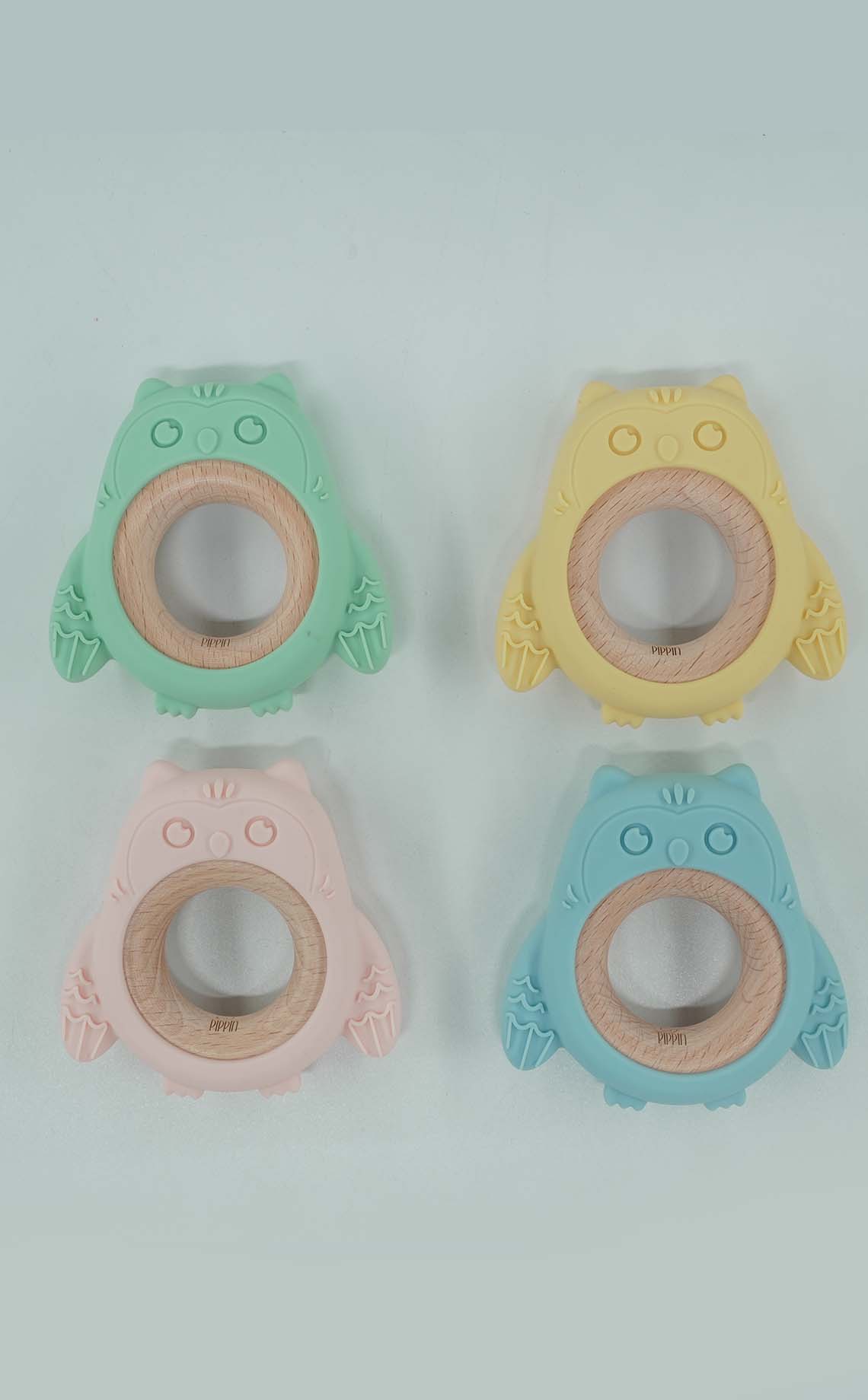 Owl Silicone Teething Ring